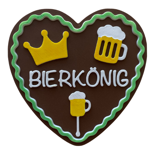 Lebkuchenherz - Bierkönig